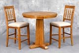 Lifestyle California 17 Series Mammoth Retreat Pub Table Dining Set with Spindle Back Chairs