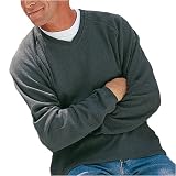 Port Authority - Rib Fleece V-Neck Sweatshirt (F208)
