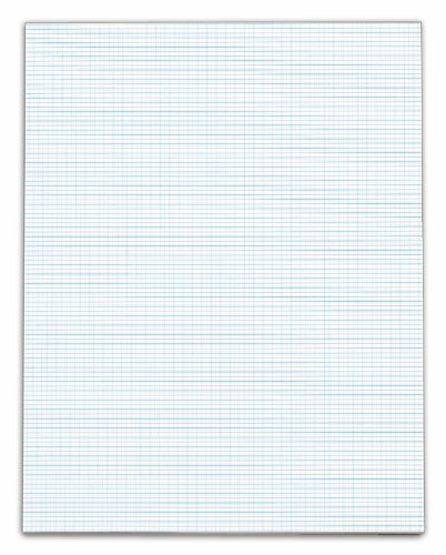 TOPS Quadrille Pad - 8.5 x 11 Inches - 10 Squares per Inch - 20 Pound Stock - 50 Sheets - White (33101) Image TOPS Quadrille Pad - 8.5 x 11 Inches - 10 Squares per Inch - 20 Pound Stock - 50 Sheets - White (33101)