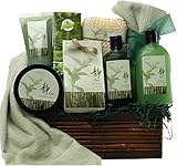 Green Tea Zen Calming Spa Bath and Body Set Gift Basket