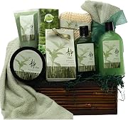 Art of Appreciation Gift Baskets Green Tea Zen Spa Bath and Body Gift Set