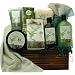 Green Tea Zen Calming Spa Bath and Body Set - a great Gift Basket for Her!