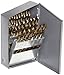 Chicago Latrobe 550 Series Cobalt Steel Jobber Length Drill Bit Set With Metal Case, Gold Oxide Finish, 135 Degree Split Point, Letter Size, 26-piece, A - Z
