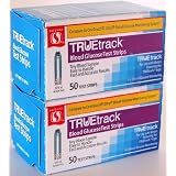 100 TRUEtrack (Safeway) Blood Test Strips - EXP 7/27/2013 (2 Boxes of 50)