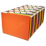 AmazonBasics Hanging File Folders - Letter Size (25 Pack) - Assorted Colors