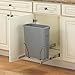 Knape & Vogt PSW15-1-20-R-P in-Cabinet Pull Out Trash Can, 17.3125 by 14.38 by 20-Inch