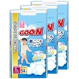 【ケース販売】 グーン 肌ごこちパンツ Lサイズ 54枚 男の子×3パック