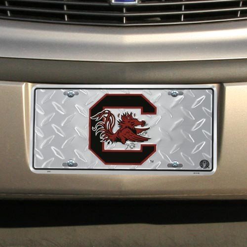 (6x12) South Carolina Gamecocks Diamond Cut NCAA License Plate