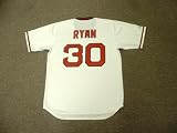 NOLAN RYAN California Angels 1973 Majestic Cooperstown Throwback Baseball Jersey, XL