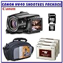 Canon VIXIA HV40 High Definition Camcorder + Transcend 4GB SD miniSD + 3-Pack Sony Mini DV HD Video Cassette + ICon Series Pro Series Camcorder Case