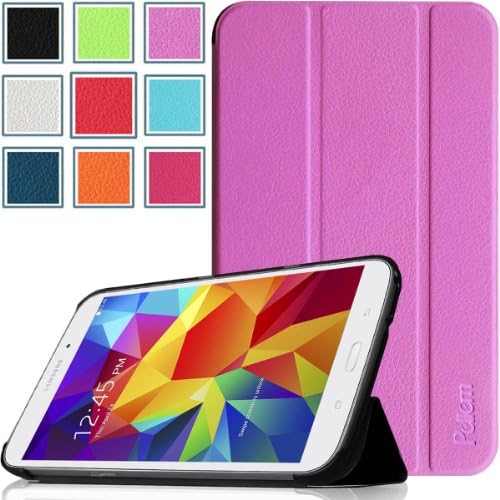 Pellem SGV2014 Samsung Galaxy Tab 4 8.0 Case - Ultra Slim Lightweight SmartCover Stand Case for Samsung Galaxy Tab 4 8.0 Inch Tablet (With Smart Cover Auto Wake/Sleep), Violet