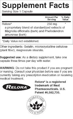 Swanson Best Weight-Control Relora 250 Mg 90 Caps