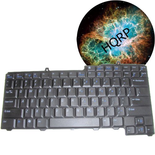 HQRP Keyboard for Dell Latitude 120L Inspiron 1300 B120 B130 Dell 0TD459 TD459 Replacement plus HQRP Coaster