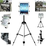 ChargerCity Exclusive CameraTab Tripod & Windshield Mount Kit with 360° Viewing Angle Spring Lock Adjustment Holder for the New Ipad Apple Ipad 1 2 3 Tablet. Kit include Video Camera Tripod Connector, Multi Angle Adjustment Windshield Mount & Spring Lock Tablet Device Holder.