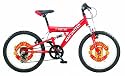 Manchester United Boys Dual Suspension Bike - Red, 20-Inch