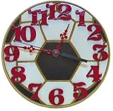 Soccer Ball Clock by Under the Green Roof