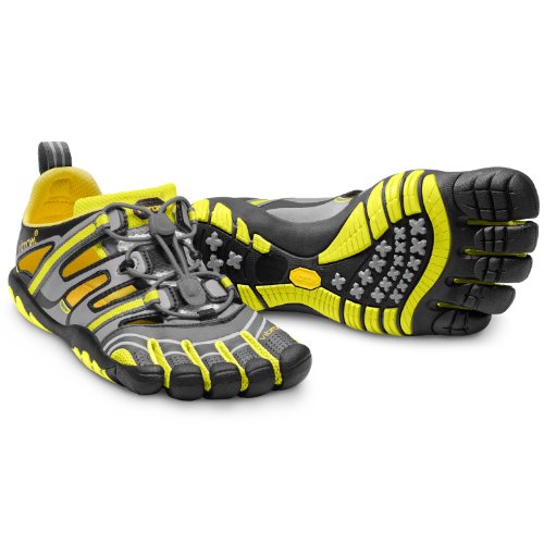 Vibram Treksport Sandal - Men's ( sz. 43.0Width - D, Grey/Yellow/Black ) Vibram Treksport Sandal - Men's ( sz. 43.0Width - D, Grey/Yellow/Black )
