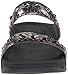 FitFlop Women's Biker Chic Slide Dress Sandal, Pewter, 6 M US