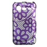 HTC Droid Incredible 2 (ADR6350) Protector Case - Purple Daisy