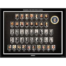 The New Poster of the Presidents of the United States 24x18 (Obama Included)