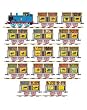 Thomas & Friends: Alphabet Train - 14 Piece Floor Puzzle