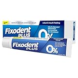 Fixodent Plus 0% Premium Denture Adhesive, 40g