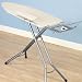 Household Essentials 4-Leg Fibertech Wide Top Mega Pressing Station Ironing Board with Natural Cotton Cover