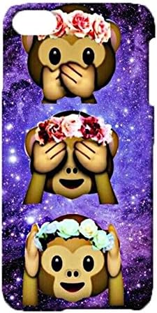 Ipod Touch 6th Generation Protective Mobile Shell Funny Cute Little Monkey Pattern Cover Back Snap on Ipod Touch 6th Generation Personalized Protective Phone Case