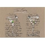 Magic Slice Non-Slip Flexible Cutting Board, Party Size 7.5 x 11, The Martini by Anne Ormsby