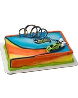 DecoPac Hot Wheels Drift Cake Topper Set