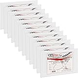 US Art Supply&reg; 3 X 5 inch Professional Quality Acid Free Canvas Panels 12-Pack - Great for Students and Professional Artists (1 Full Case of 12 Single Canvas Panels)