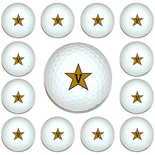 Vanderbilt Commodores Dozen Pack Of Golf Balls From Team Golf