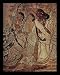 South Indian master around 1540 (Women's group) Black Wood-Mounted Art Poster Print - 13" X 19"