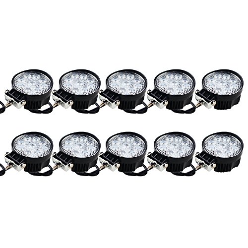 IMAX®10 PCS 27w LED Work Light Round Spot Beam Off-road Driving Fog Lamp Truck ATV SUV + Iphone 6 Case or Other Case (Negotiable)