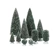 Department 56 Village Bag-O-Frosted Topiaries