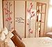 US Made - Custom Color - PopDecals - Four Oriental big bamboo -- 71inch tall -- Removable Vinyl Wall Art Decals Stickers for Home Decal