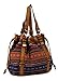 Scarleton Striped Pattern Jacquard Drawstring Bag H1567