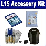 Nikon Coolpix L15 Digital Camera Accessory Kit includes: ZELCKSG Care & Cle ....