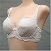  : Venus $41 White Lace Mesh Sheer Bra #0702 sz 36A