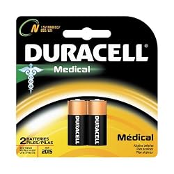 Duracell MN9100B2PK Home Medical Battery, Size N (2 Batteries)