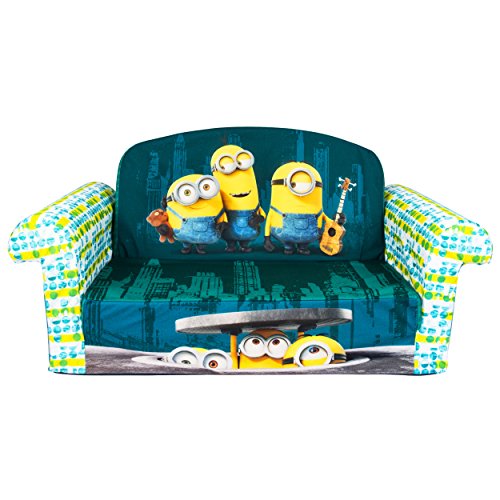 Marshmallow furniture, flip open sofa, minions