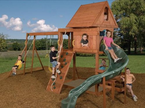 Childrens Toyshop  Toys : Plum Products Wooden Cedar ClubHouse Playcentre
