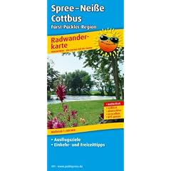 Radwanderkarte Spree - Nei�e - Cottbus - F�rst-P�ckler-Region: mit Ausflugszielen, Einkehr- & Freizeittipps, wetterfest, reissfest, abwischbar, GPS-genau. 1:100000