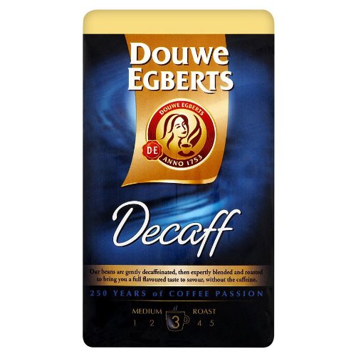 Douwe Egberts Real Coffee Decaf Ground Coffee,250 gram Packages, (Pack of 3)