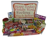 Get Well Soon Retro Nostalgic Candy Gift Basket Box