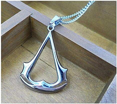 Assassins Creed Unity Ezio Stainless Steel Pendant Necklace Fashion Necklace for Men Women ANPD1260