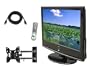 Pyle Home Complete TV Package - 22" Hi-Definition LCD Flat Panel Color TV + Flat Panel Articulating TV Wall Mount + 6ft High Definition HDMI Cable