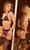 4pc Lace Bra Set - Black