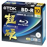 TDK Blu-ray BD-R Disk | Super Hard Coating Surface 25GB 4x Speed 10 Pack (Japan Import) ~ TDK