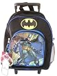 Batman Rolling Backpack : Kid size School Backpack Luggage